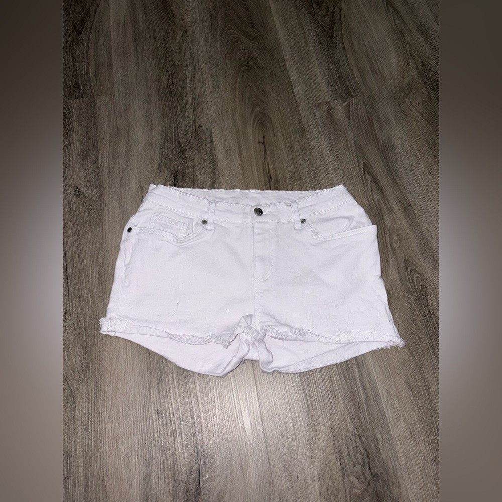 Venus | White Denim Shorts